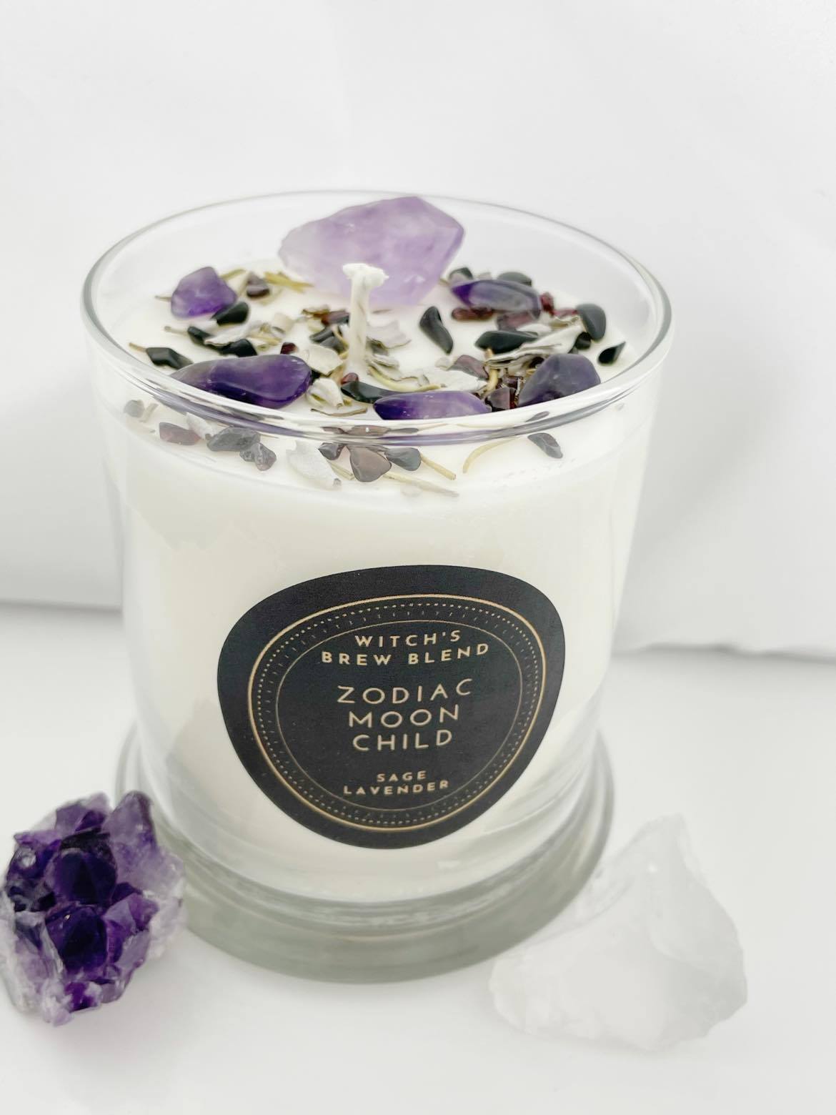 Witch’s Brew Blend crystal candle